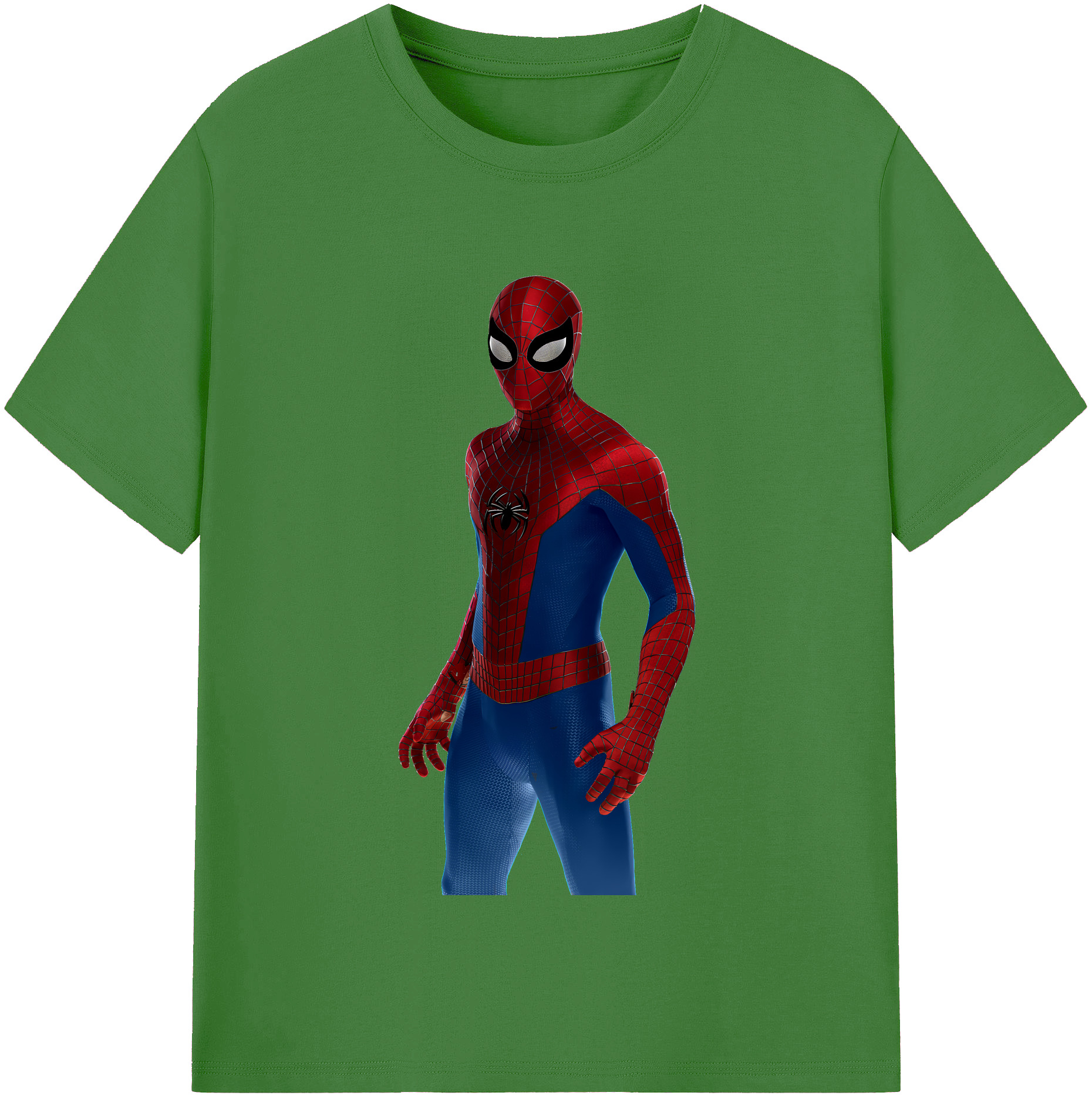 （画像用） Spider Man スパイダーマン レディースカジュアルプリントTシャツ（綿100％）